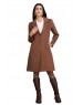 Women Coat Chestnut